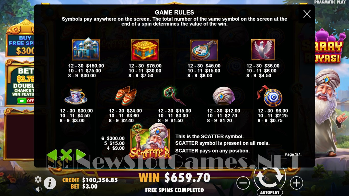 Saray Ruyasi Slot Slot Image in Demo - pic. 13