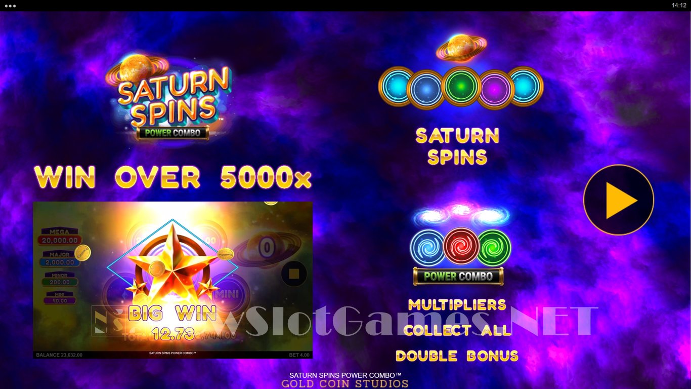 Saturn Spins Power Combo Slot Demo Image