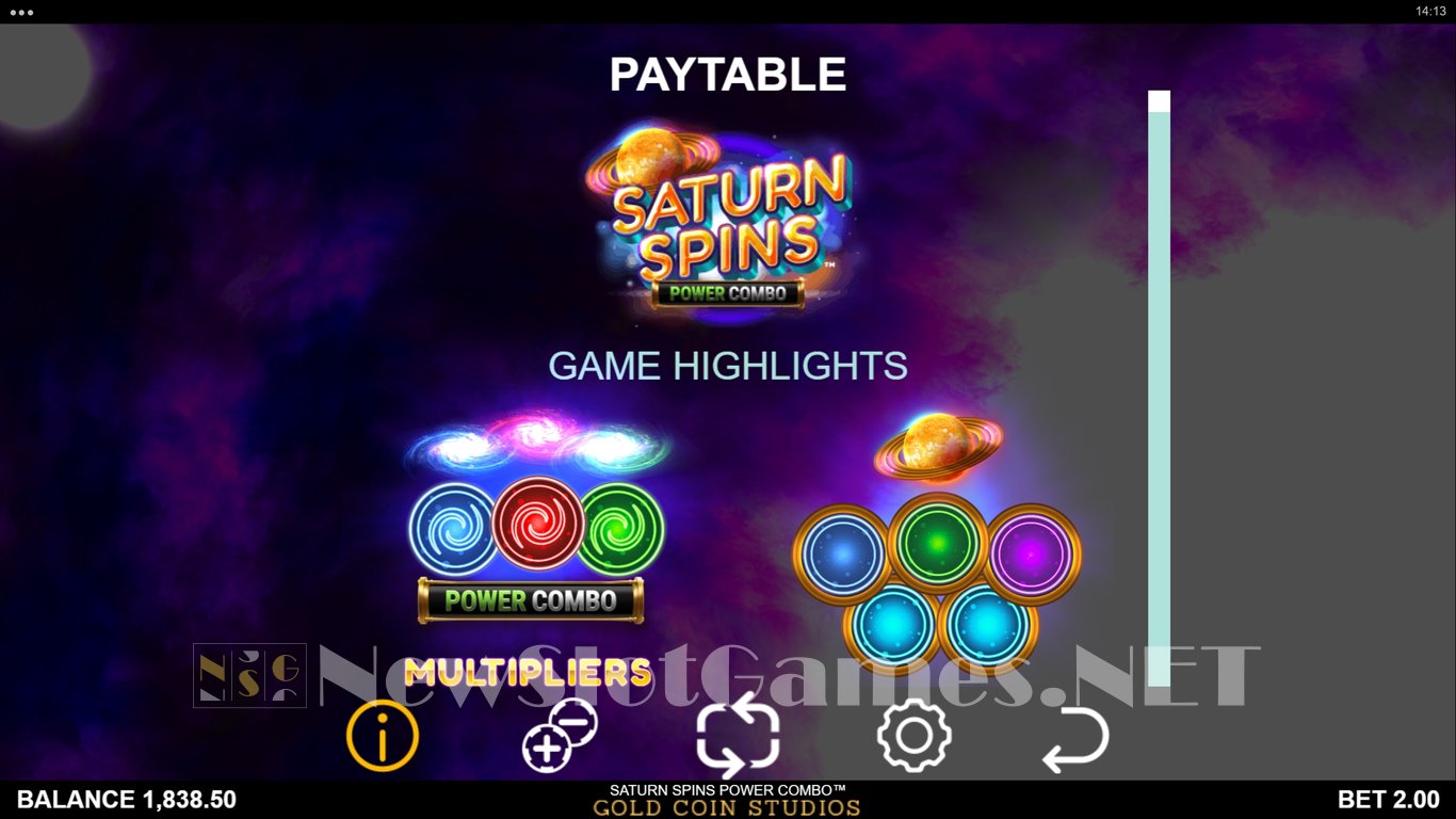 Saturn Spins Power Combo Slot Slot Image in Demo - pic. 5