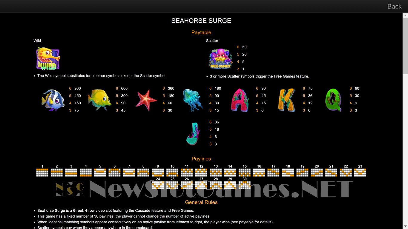 Seahorse Surge Slot Slot Image in Demo - pic. 5