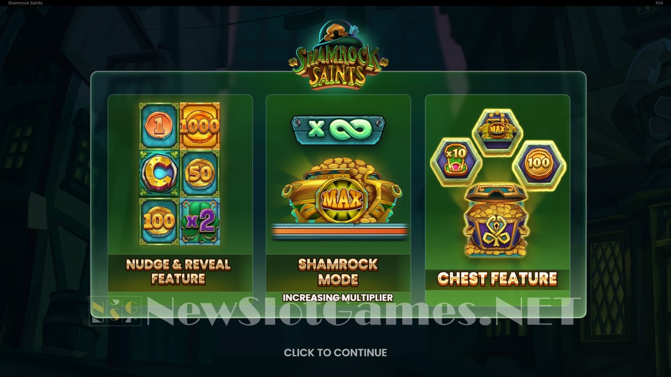 Shamrock Saints Slot Demo Image