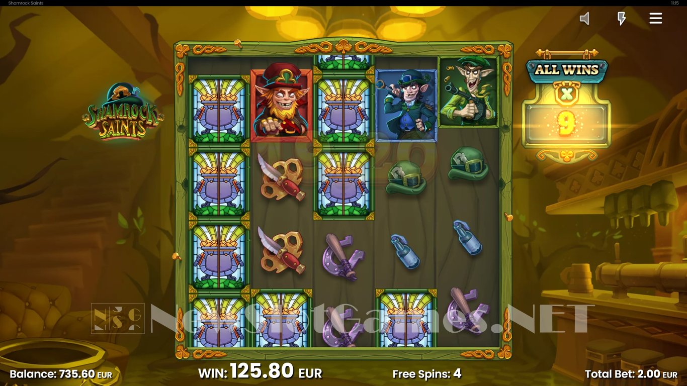 Shamrock Saints Slot Slot Image in Demo - pic. 11