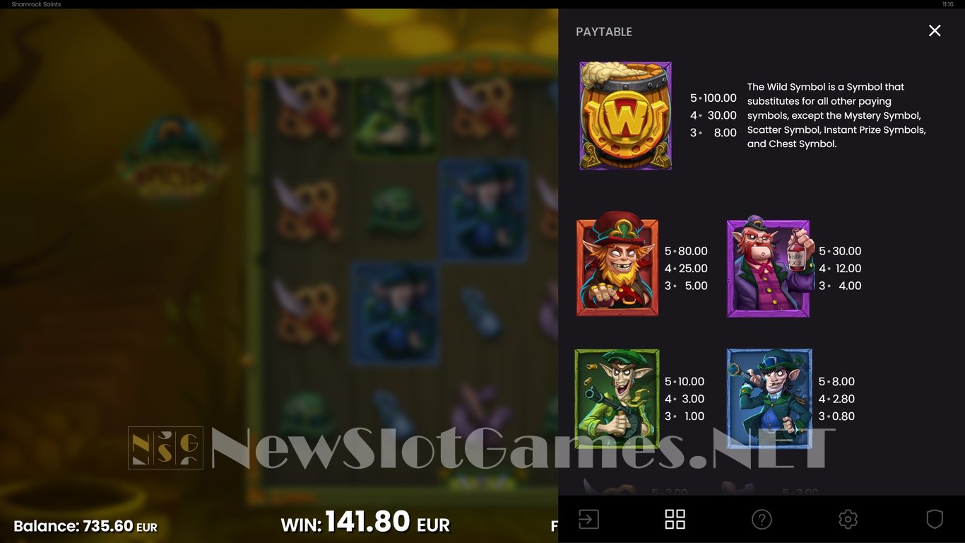 Shamrock Saints Slot Slot Image in Demo - pic. 12