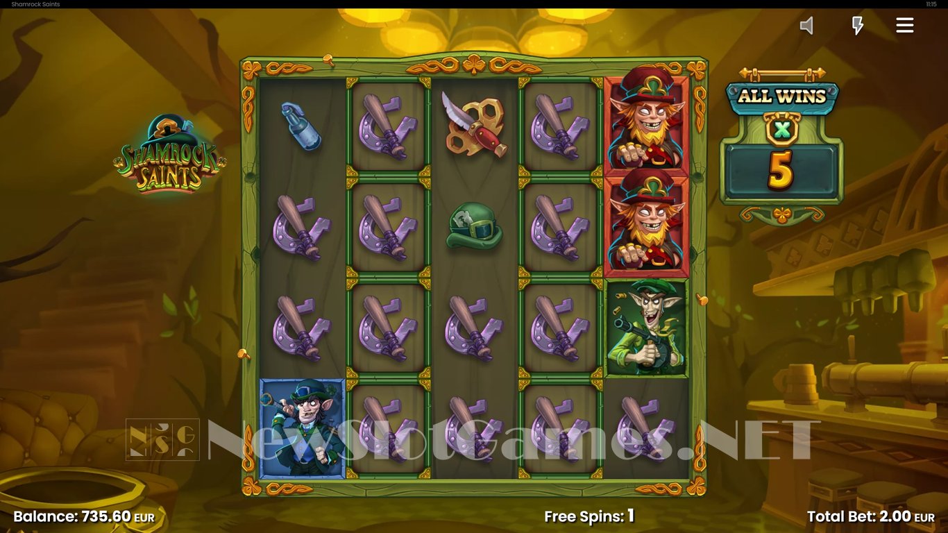 Shamrock Saints Slot Slot Image in Demo - pic. 9