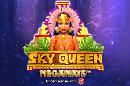 Sky Queen Megaways Fire Blaze Slot Logo