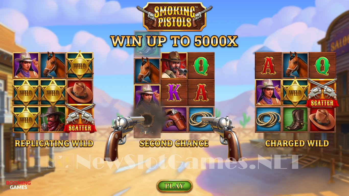 Smoking Pistols Slot Demo Image
