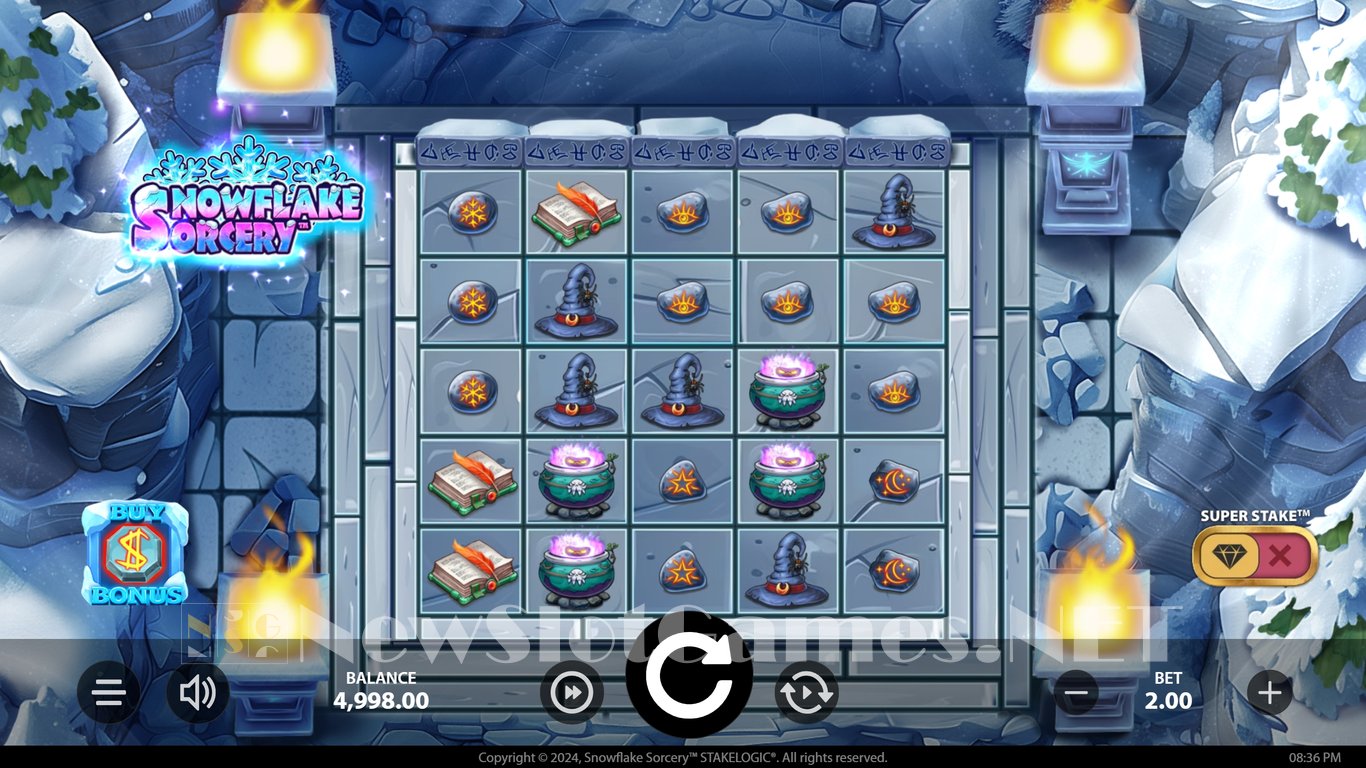 Snowflake Sorcery Slot Demo Image