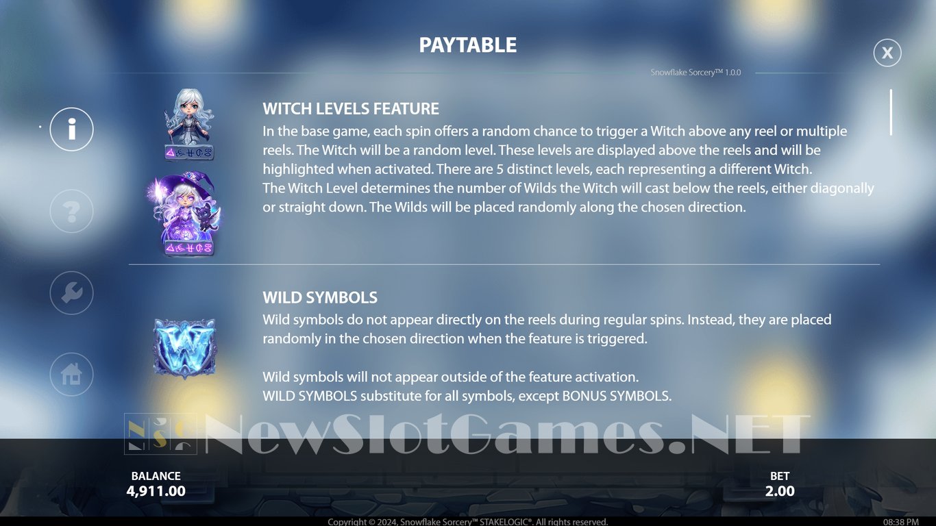 Snowflake Sorcery Slot Slot Image in Demo - pic. 13