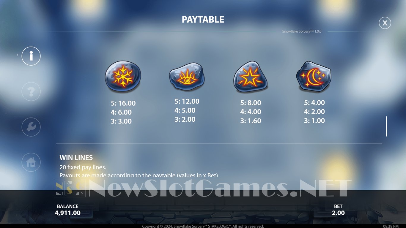 Snowflake Sorcery Slot Slot Image in Demo - pic. 15