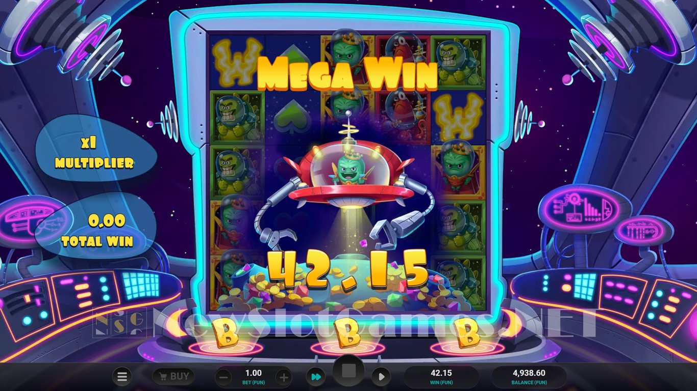 Space Attacks Dream Drop Slot Slot Image in Demo - pic. 11