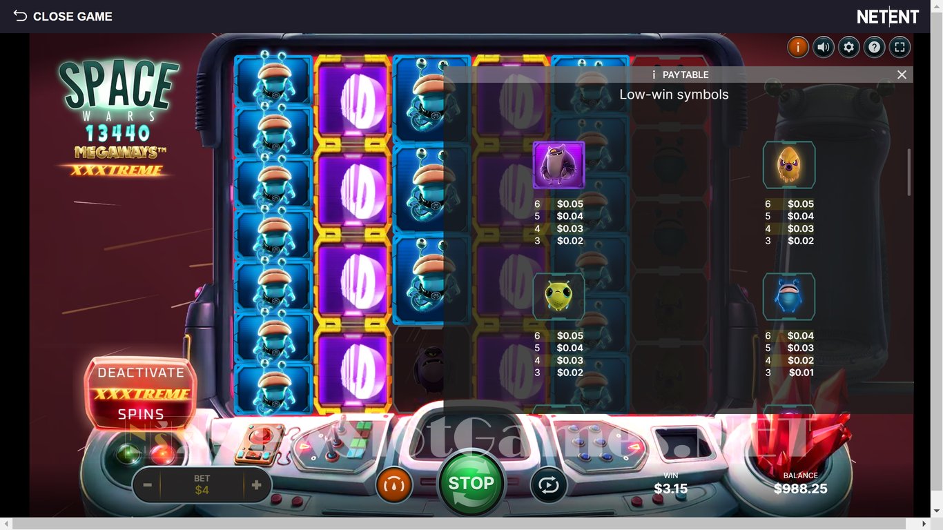 Space Wars XXXtreme Megaways Slot Slot Image in Demo - pic. 10