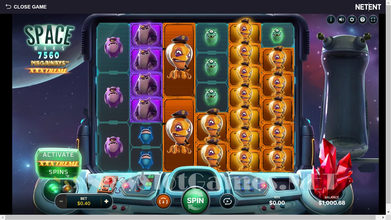 Space Wars XXXtreme Megaways Slot Slot Image in Demo - pic. 4
