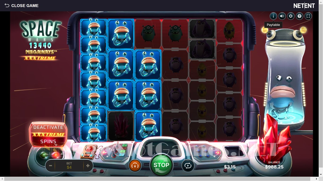 Space Wars XXXtreme Megaways Slot Slot Image in Demo - pic. 8