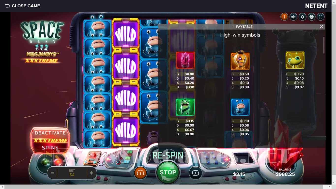 Space Wars XXXtreme Megaways Slot Slot Image in Demo - pic. 9