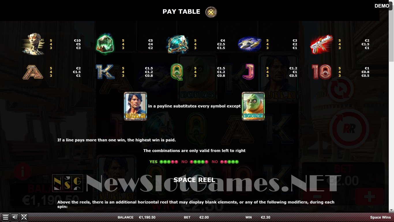 Space Wins Slot Slot Image in Demo - pic. 11