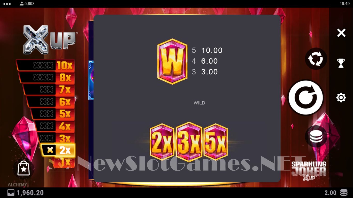 Sparkling Joker X UP Slot Slot Image in Demo - pic. 8