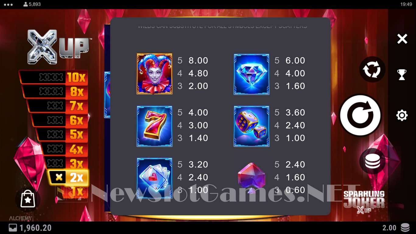 Sparkling Joker X UP Slot Slot Image in Demo - pic. 9