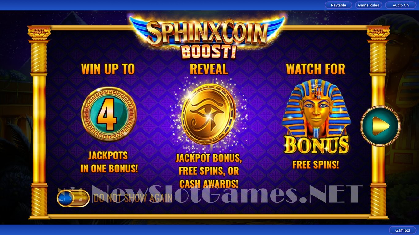 Sphinx Coin Boost Slot Demo Image