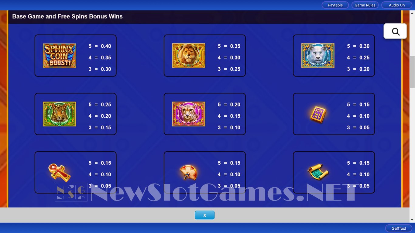 Sphinx Coin Boost Slot Slot Image in Demo - pic. 8