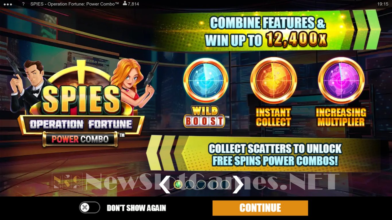 Spies Operation Fortune Slot Demo Image