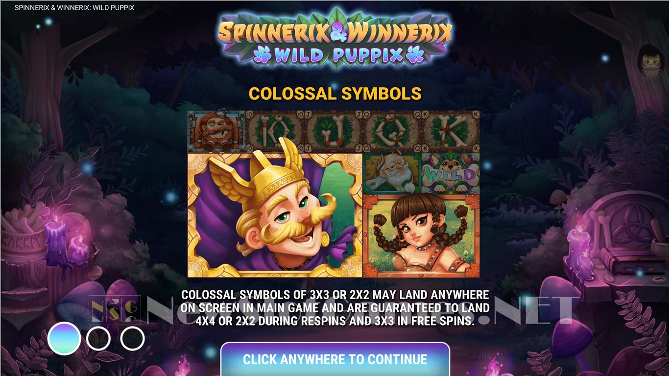 Spinnerix and Winnerix Wild Puppix Slot Demo Image