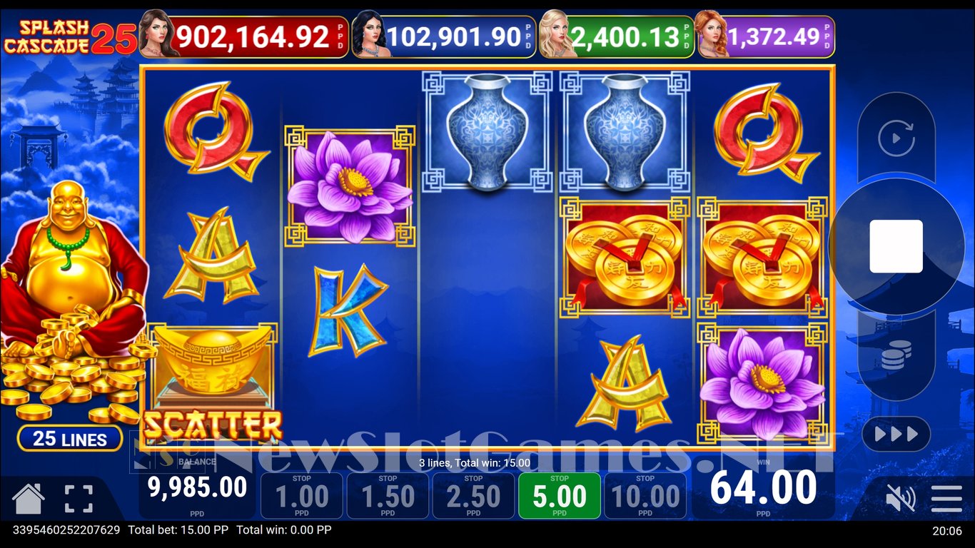 Splash Cascade 25 Slot Slot Image in Demo - pic. 4