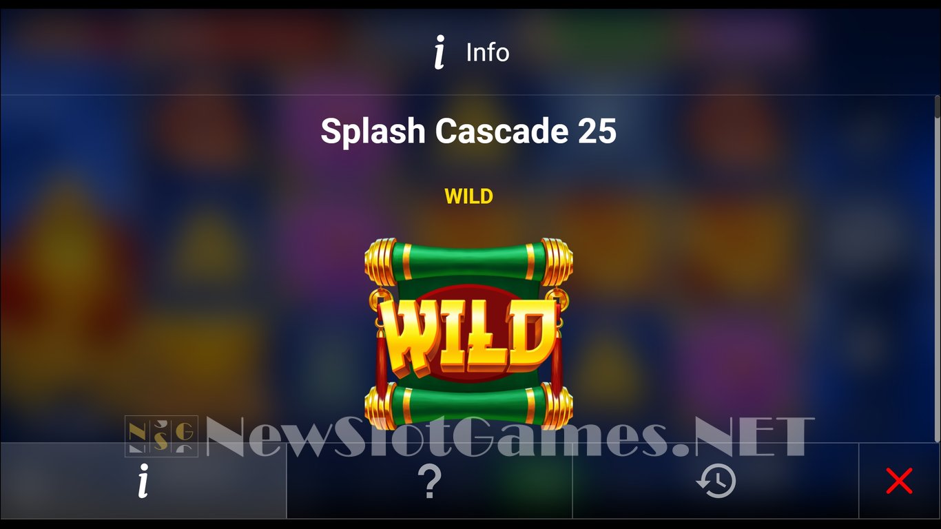 Splash Cascade 25 Slot Slot Image in Demo - pic. 5