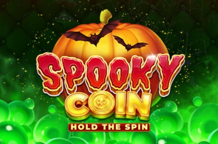 Spooky Coin Hold the Spin Slot Logo