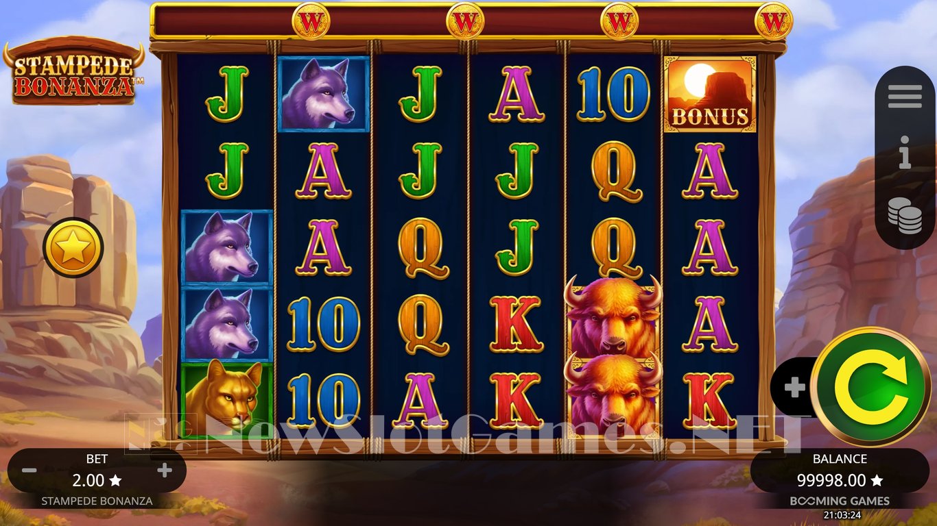 Stampede Bonanza Slot Demo Image