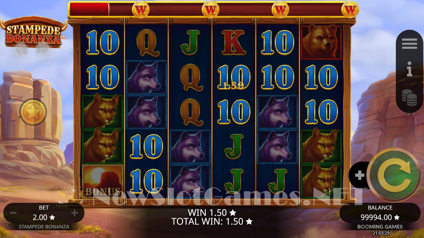 Stampede Bonanza Slot Slot Image in Demo - pic. 3