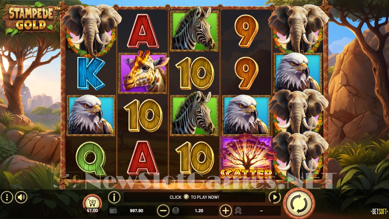 Stampede Gold Slot Demo Image