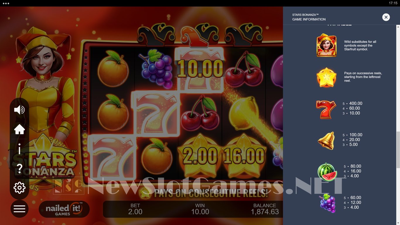 Stars Bonanza Slot Slot Image in Demo - pic. 11