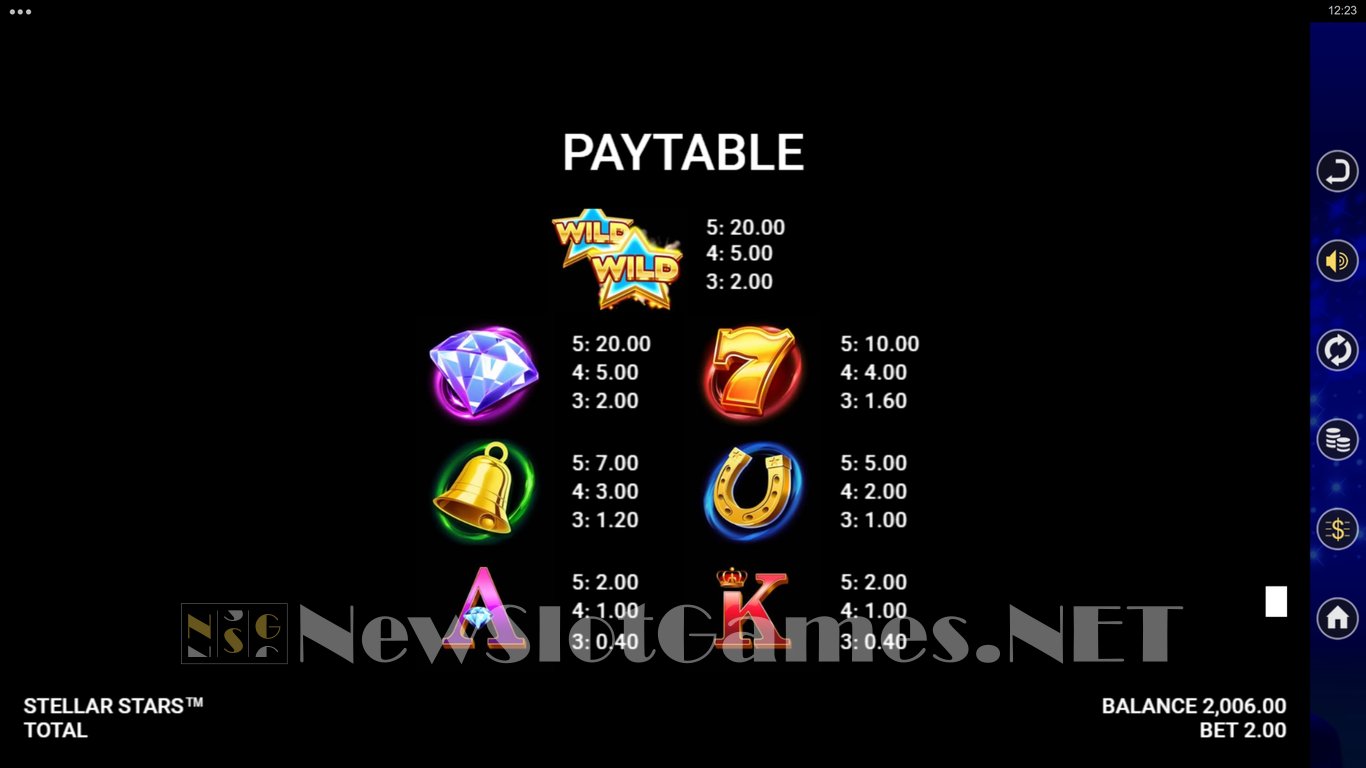 Stellar Stars Slot Slot Image in Demo - pic. 6