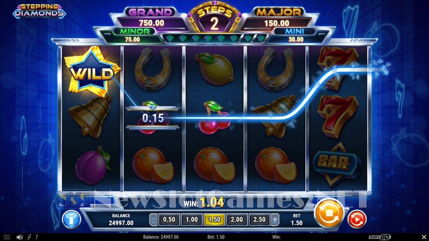 Stepping Diamonds Slot Slot Image in Demo - pic. 3