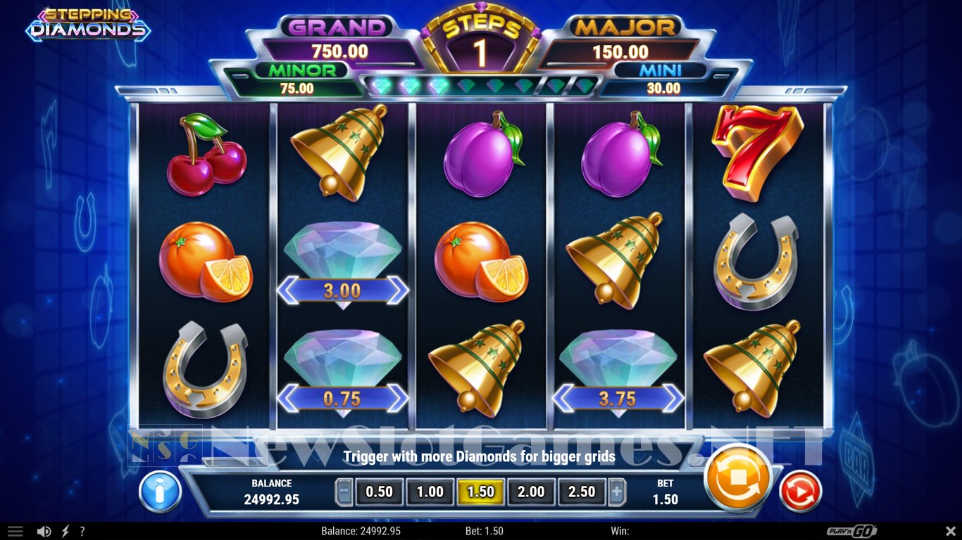 Stepping Diamonds Slot Slot Image in Demo - pic. 5