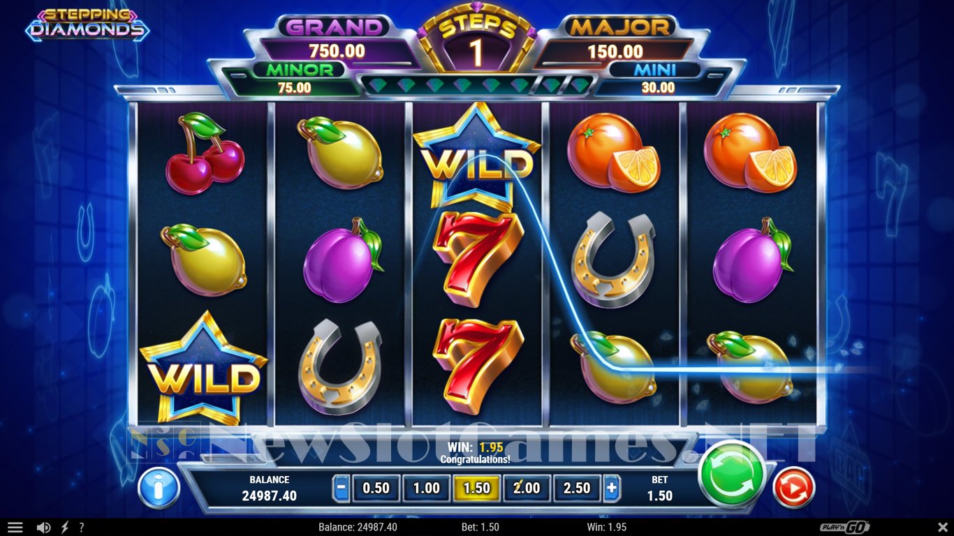 Stepping Diamonds Slot Slot Image in Demo - pic. 6
