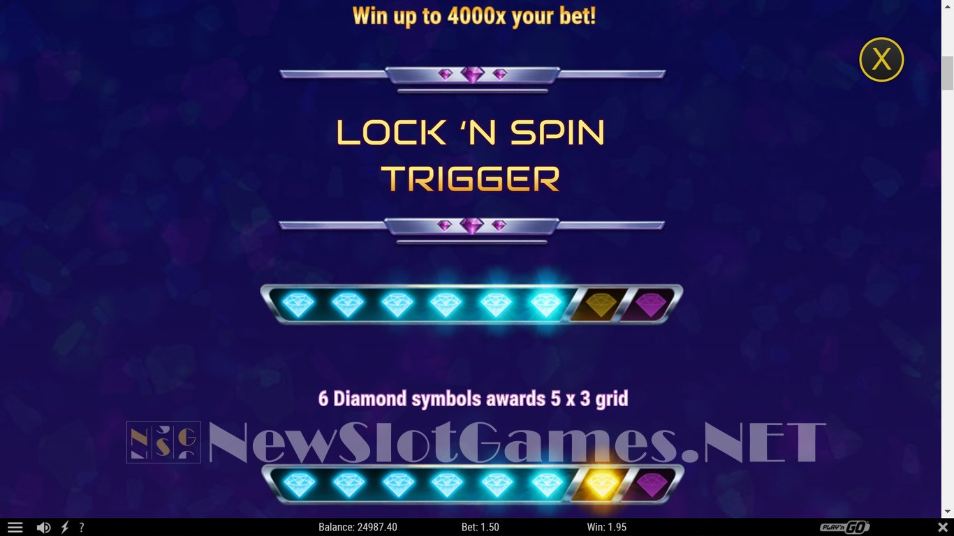Stepping Diamonds Slot Slot Image in Demo - pic. 8