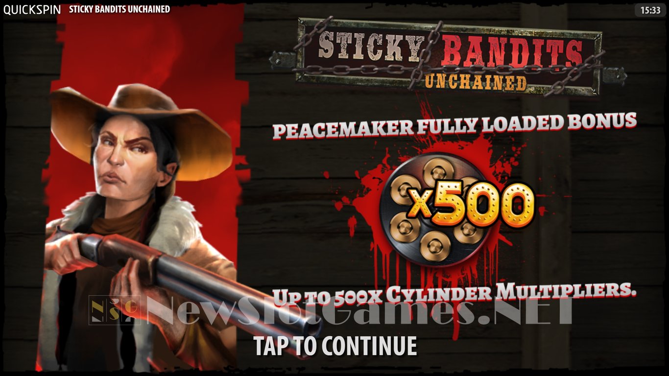 Sticky Bandits Unchained Slot Demo Image