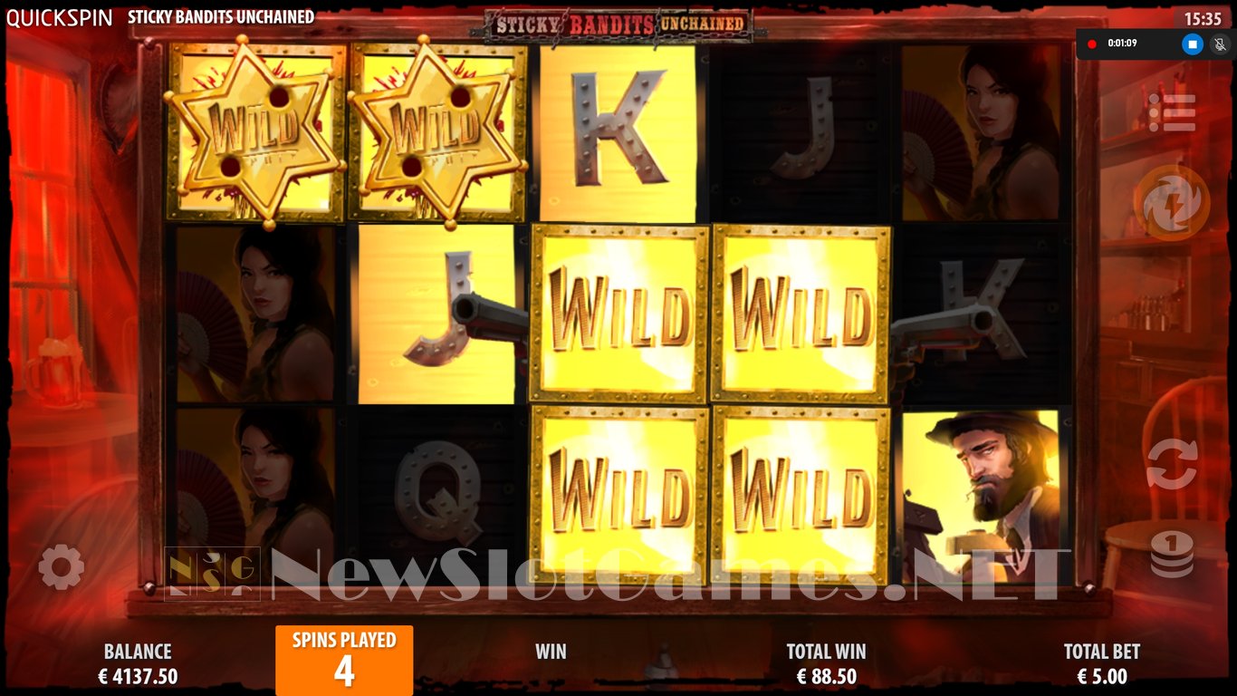 Sticky Bandits Unchained Slot Slot Image in Demo - pic. 10