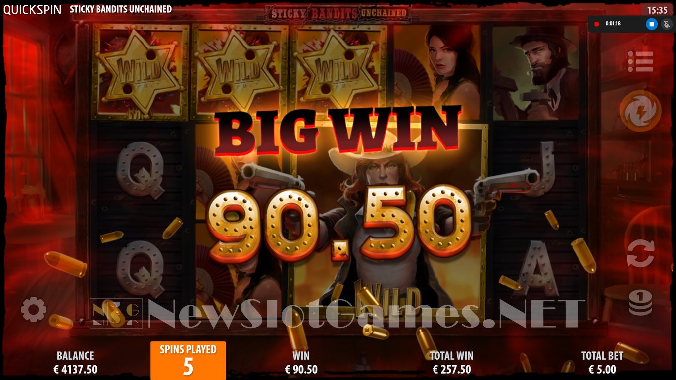 Sticky Bandits Unchained Slot Slot Image in Demo - pic. 11