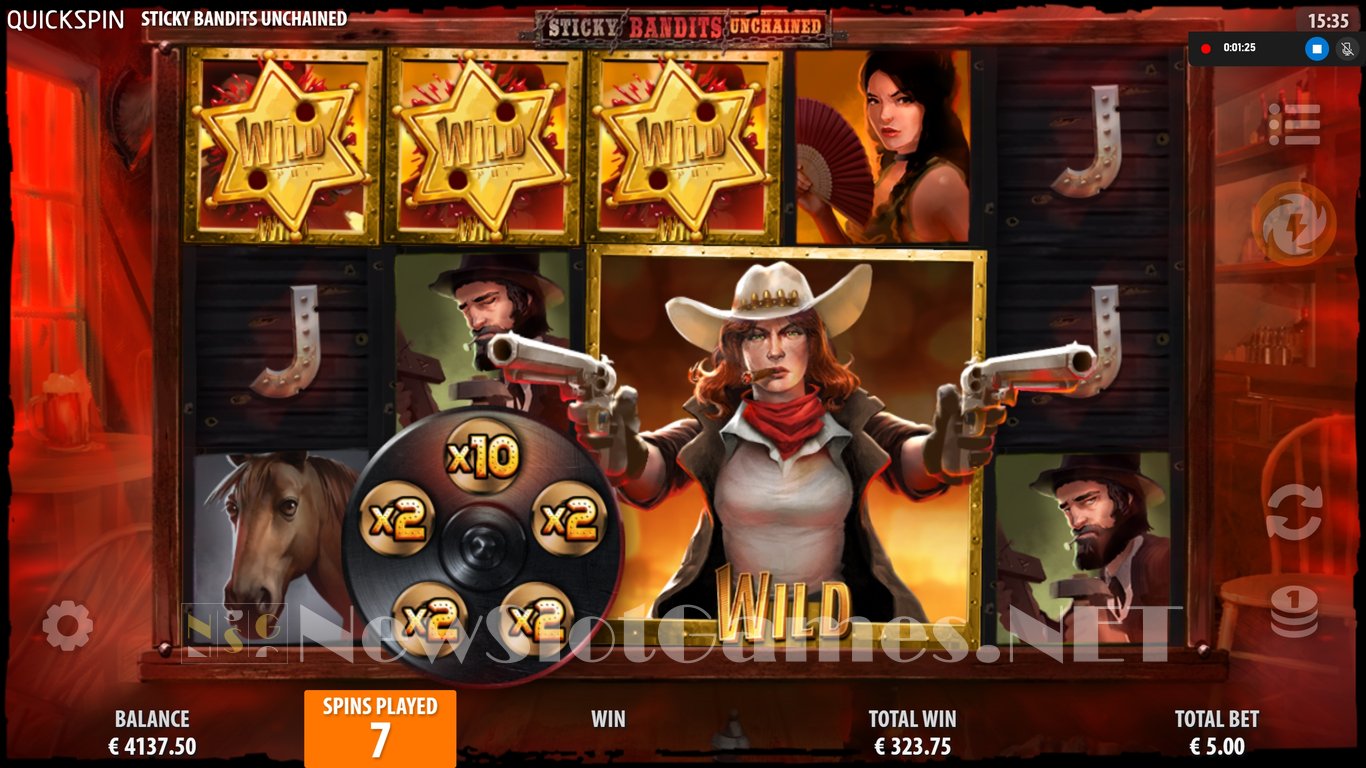 Sticky Bandits Unchained Slot Slot Image in Demo - pic. 12