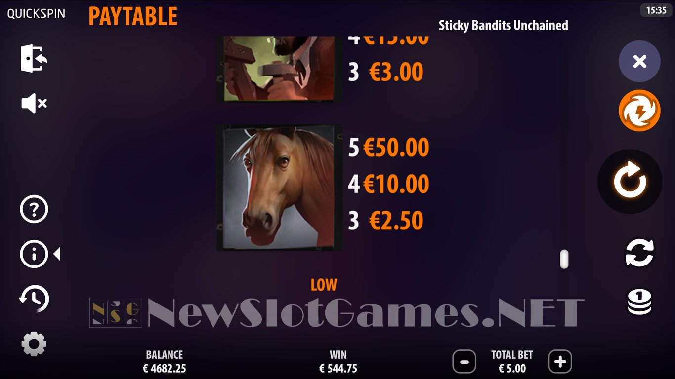 Sticky Bandits Unchained Slot Slot Image in Demo - pic. 16