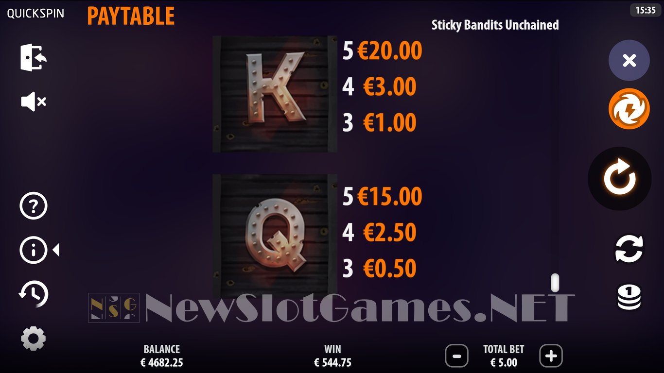 Sticky Bandits Unchained Slot Slot Image in Demo - pic. 17