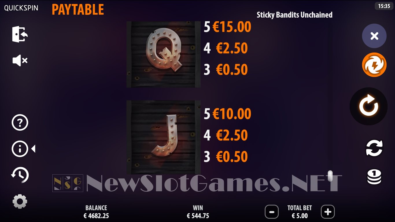 Sticky Bandits Unchained Slot Slot Image in Demo - pic. 18