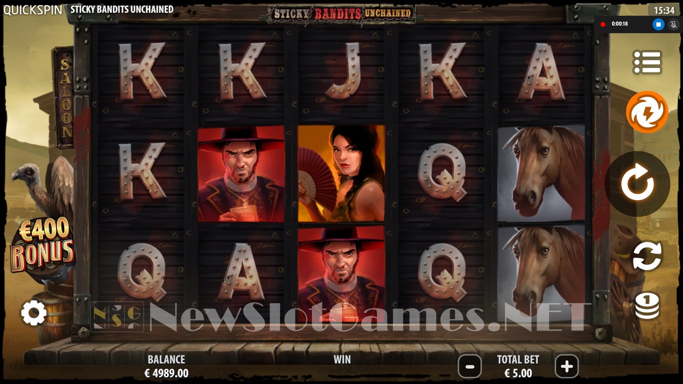 Sticky Bandits Unchained Slot Slot Image in Demo - pic. 3