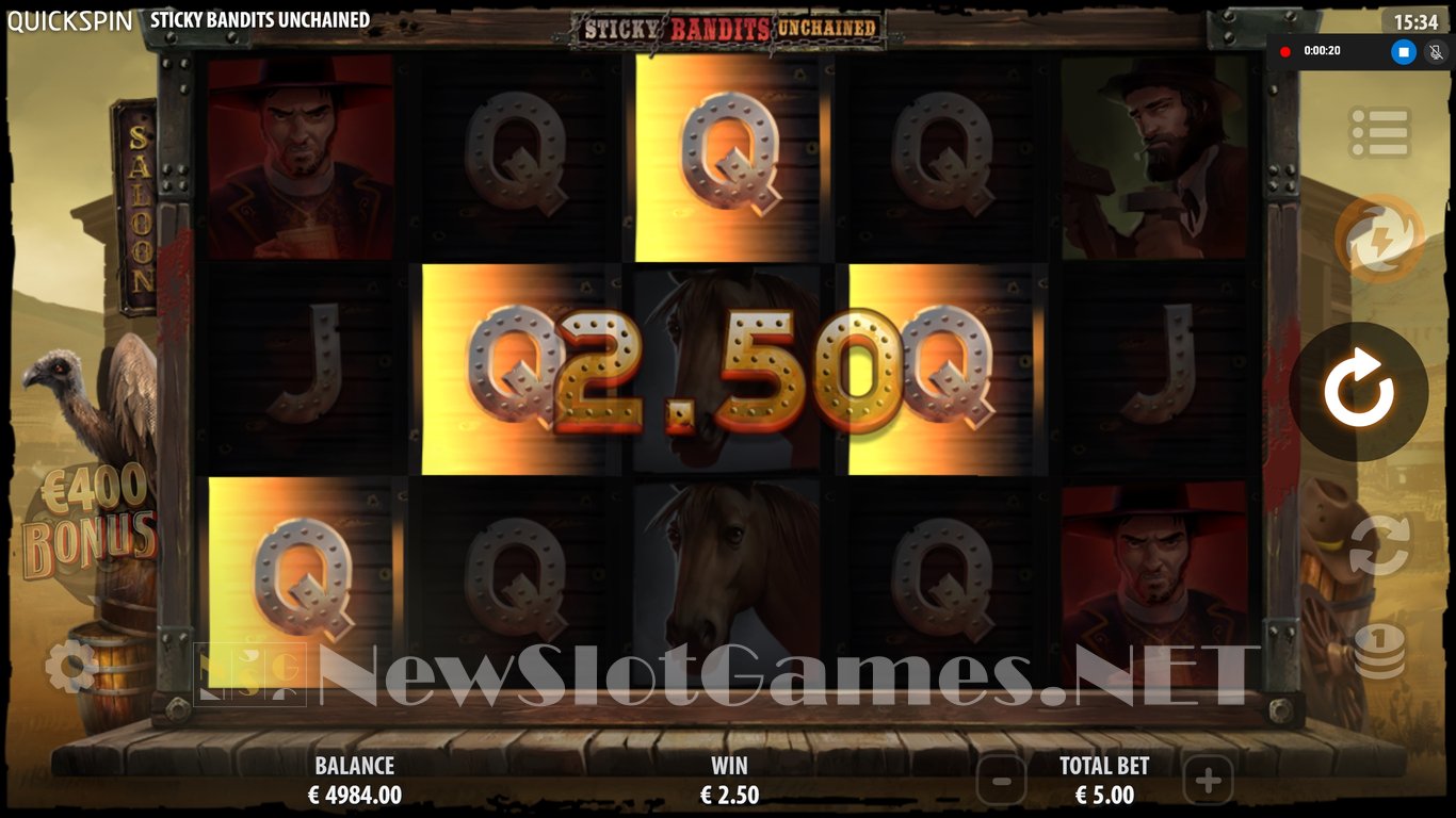 Sticky Bandits Unchained Slot Slot Image in Demo - pic. 4