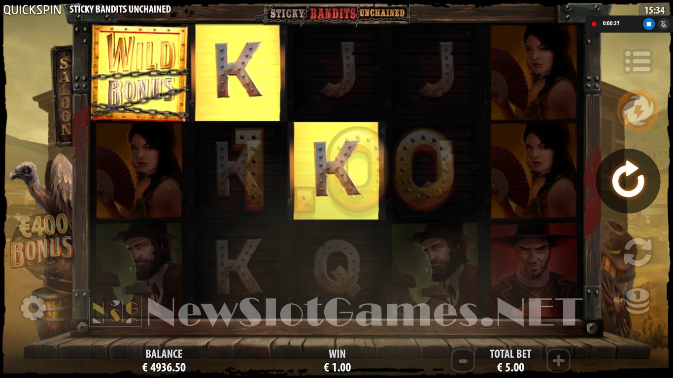 Sticky Bandits Unchained Slot Slot Image in Demo - pic. 5