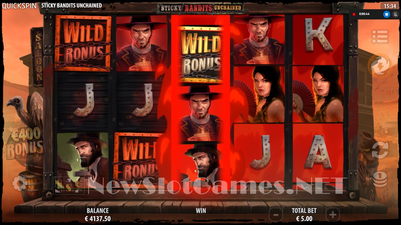 Sticky Bandits Unchained Slot Slot Image in Demo - pic. 8