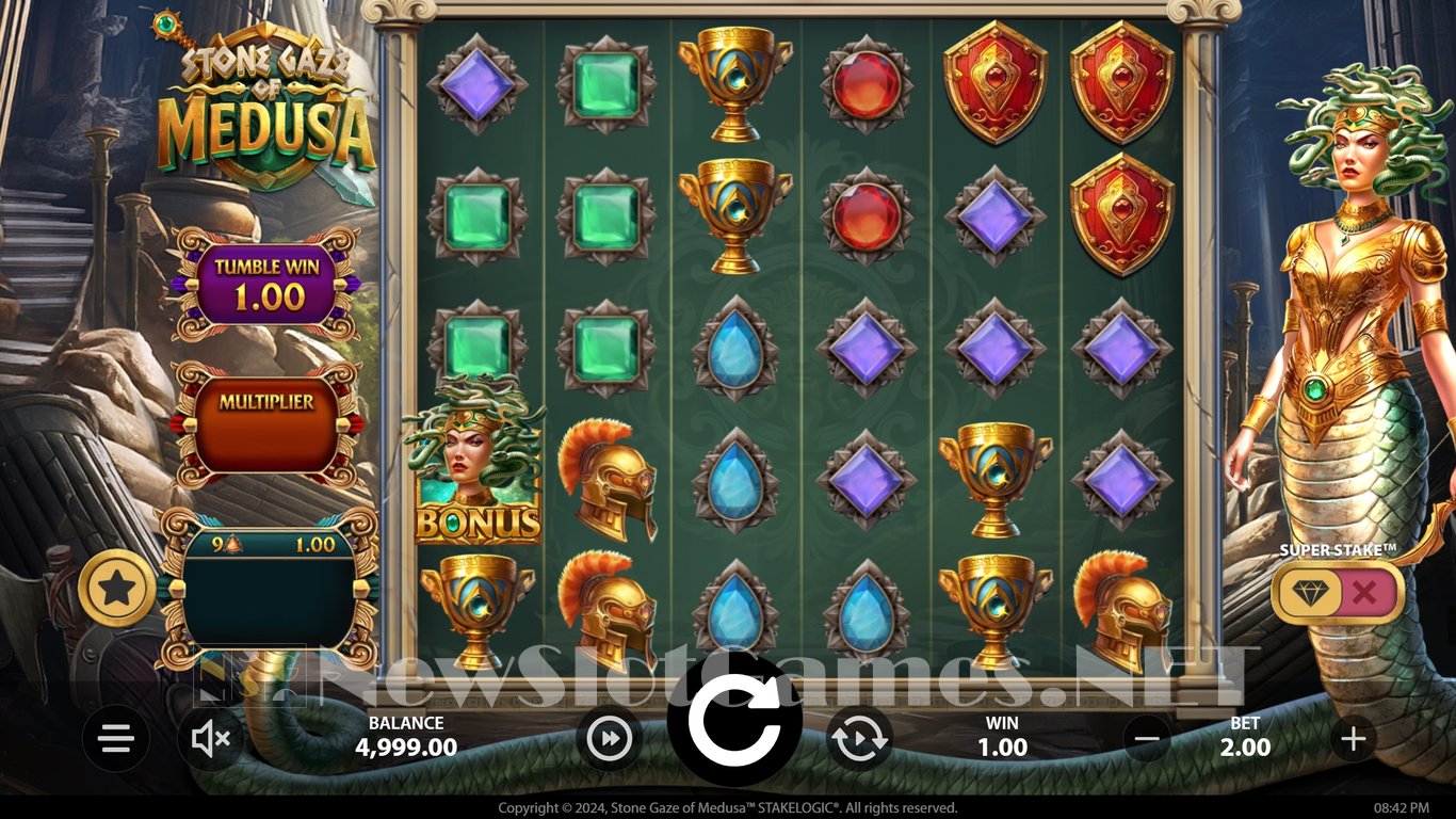 Stone Gaze of Medusa Slot Demo Image