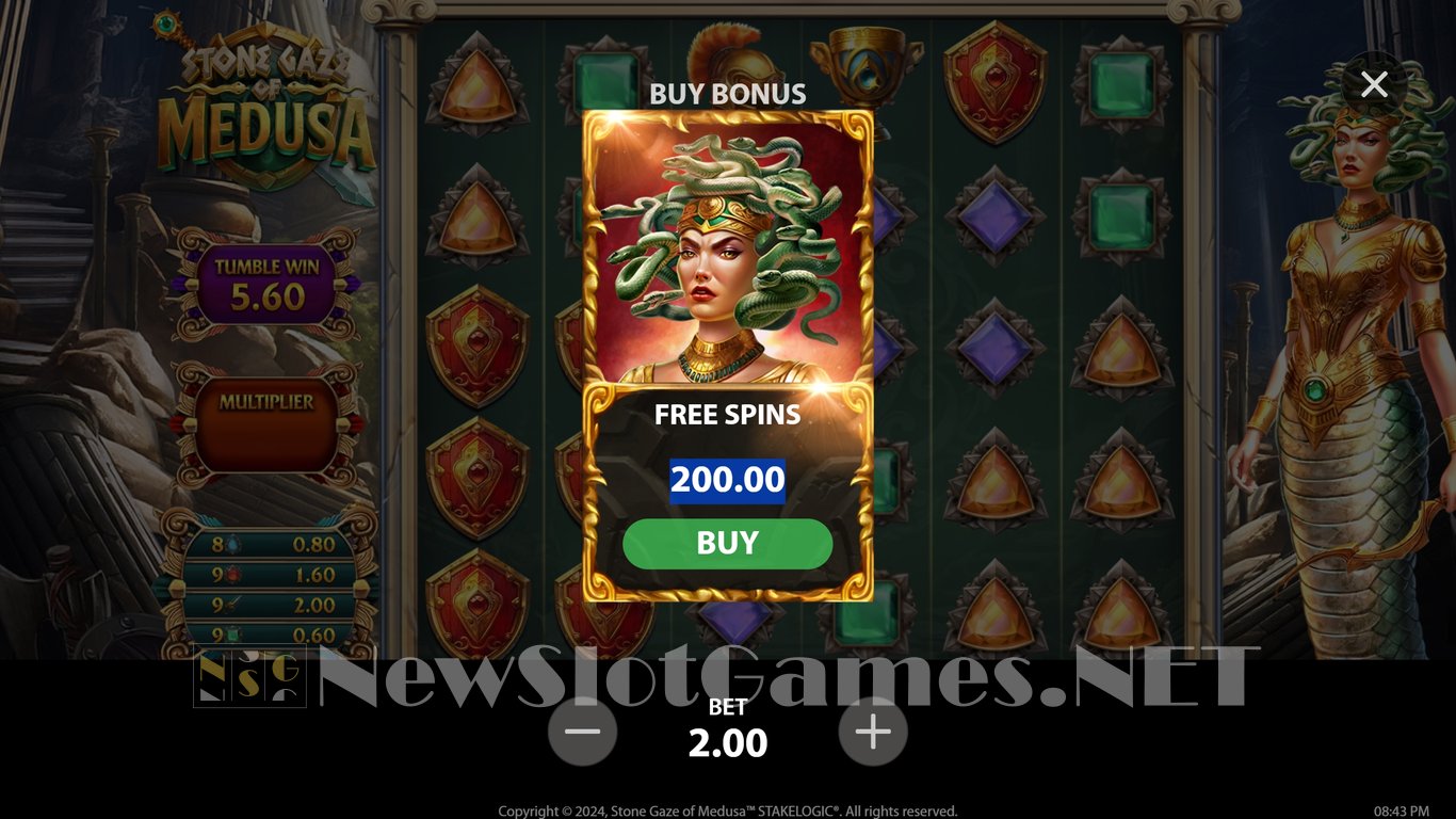 Stone Gaze of Medusa Slot Slot Image in Demo - pic. 6